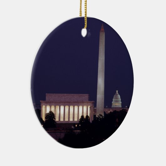 Washington DC 2 Keramisch Ornament (Rechts)