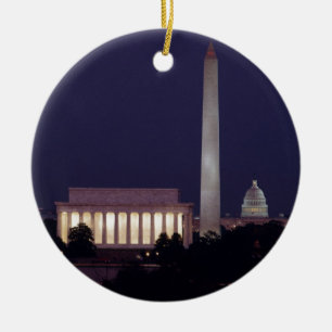 Washington DC 2 Keramisch Ornament