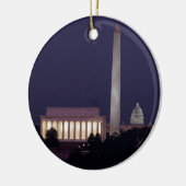 Washington DC 2 Keramisch Ornament (Links)