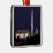 Washington DC 2 Metalen Ornament (Rechts)