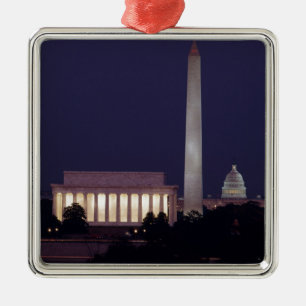 Washington DC 2 Metalen Ornament