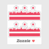 Washington DC 51e staat Sticker (Vel)