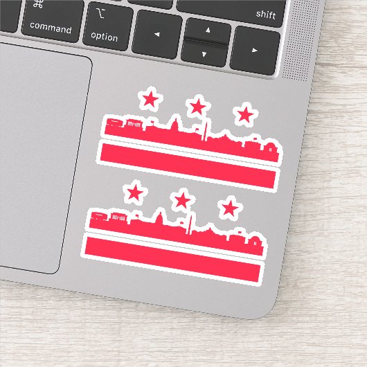 Washington DC 51e staat Sticker (Detail)