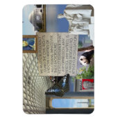 Washington DC-afbeeldingen botsten met 3-inch x4-f Magneet (Verticaal)