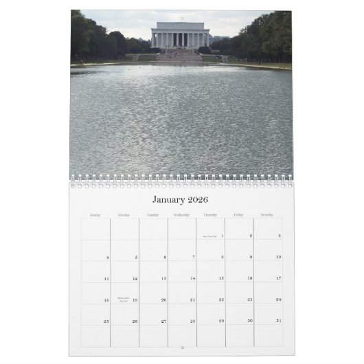 Washington, DC - Agenda 2020 Kalender (Jan 2026)
