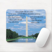 Washington DC als mijn volk Mousepad. Muismat (Met muis)