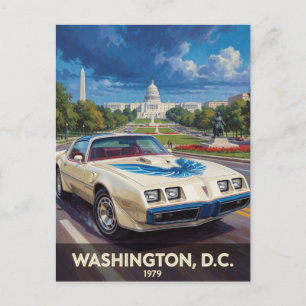 Washington DC Amerikaanse Cruiser 1979 Briefkaart