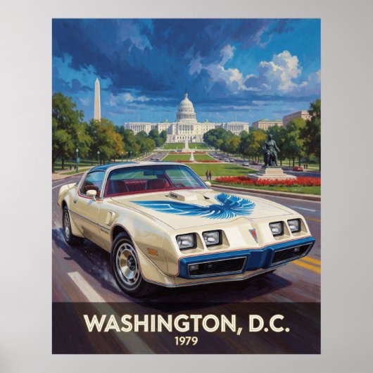 Washington DC Amerikaanse Cruiser 1979 Poster (Voorkant)