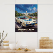 Washington DC Amerikaanse Cruiser 1979 Poster (Keuken)