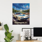 Washington DC Amerikaanse Cruiser 1979 Poster (Thuiskantoor)