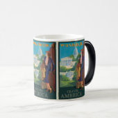 Washington DC: Amerikaanse reizen Magische Mok (Voorkant rechts)