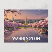 Washington DC ansichtkaart | Kersenbloesem Souveni