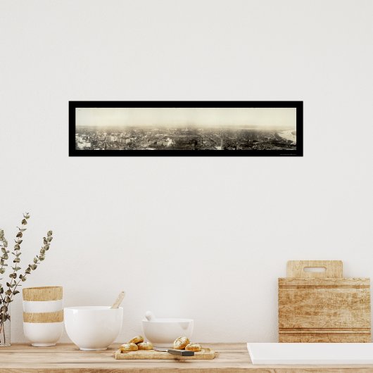 Washington DC antenne Foto 1912 Poster (Keuken)