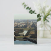 Washington DC-antennefoto Briefkaart (Staand voorkant)