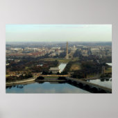 Washington DC-antennefoto Poster (Voorkant)