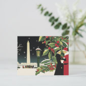 Washington DC Art Deco stijl kaart (Staand voorkant)