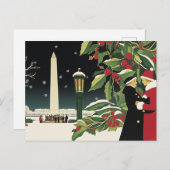 Washington DC Art Deco stijl kaart (Voorkant / Achterkant)