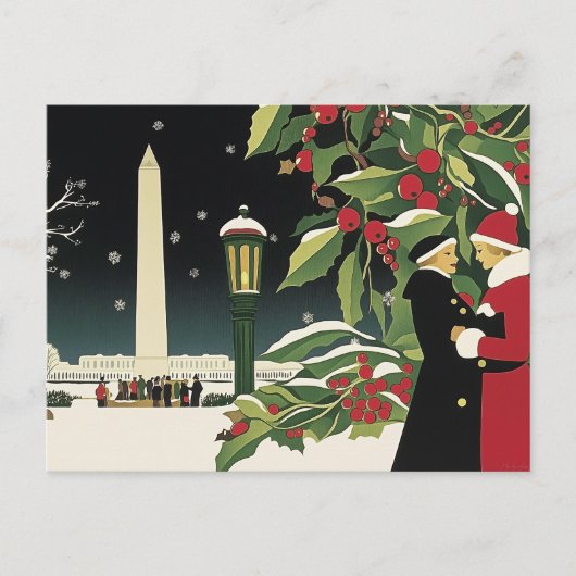 Washington DC Art Deco stijl kaart (Voorkant)