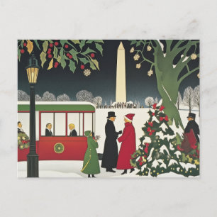 Washington DC Art Deco Style kaart