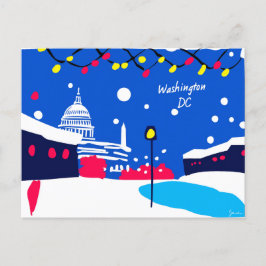 Washington DC Art Deco Style kaart Illustratie