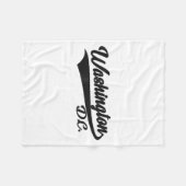 Washington Dc - Athletic_throwback Design - Clic  Fleece Deken (Voorkant (Horizontaal))