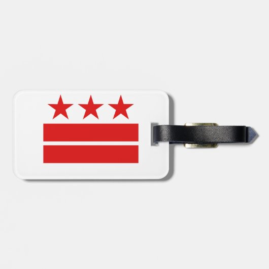 Washington DC-Bagagelabel Bagagelabel (Achterkant horizontaal)