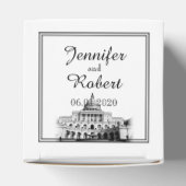 Washington DC Bestemming Bruiloft Favor Box Bedankdoosjes (Bovenkant)