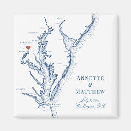 Washington DC bestemming bruiloft gunst Magneet