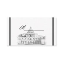 Washington DC Bestemming Bruiloft Plaats Kaart