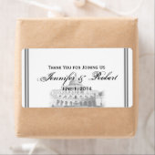 Washington DC Bestemming Waterfles Label (Insitu)