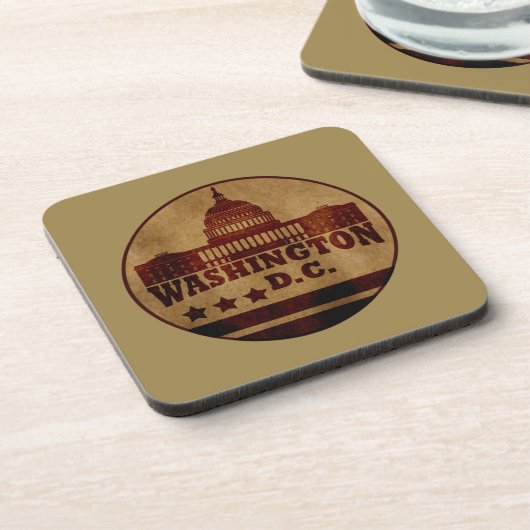 washington dc bier onderzetter (Linkerzijde)