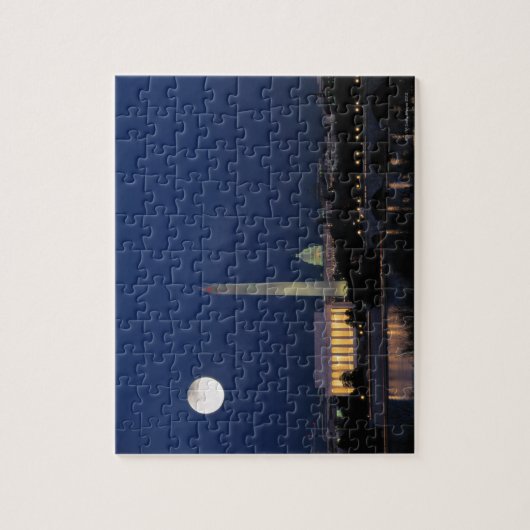 Washington DC bij nacht Legpuzzel (Verticaal)