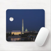Washington DC bij nacht Muismat (Met muis)