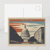 Washington DC Briefkaart (Voorkant / Achterkant)