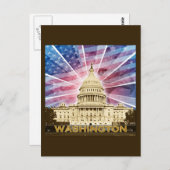 Washington DC Briefkaart (Voorkant / Achterkant)