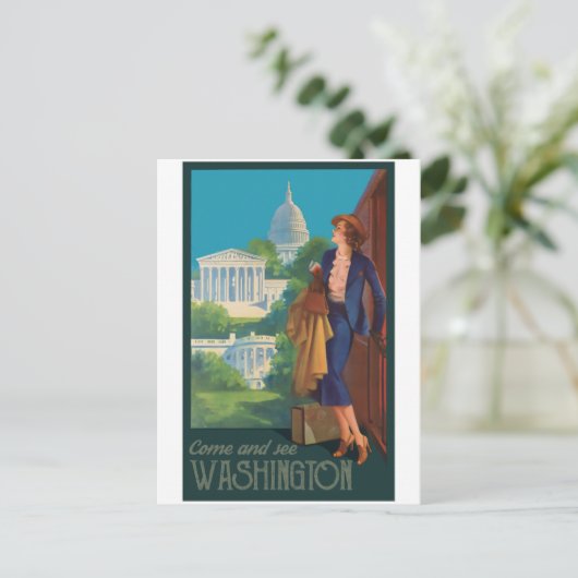 Washington DC Briefkaart (Staand voorkant)