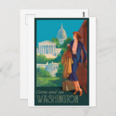 Washington DC Briefkaart (Voorkant / Achterkant)