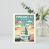  Washington DC Briefkaart (Staand voorkant)