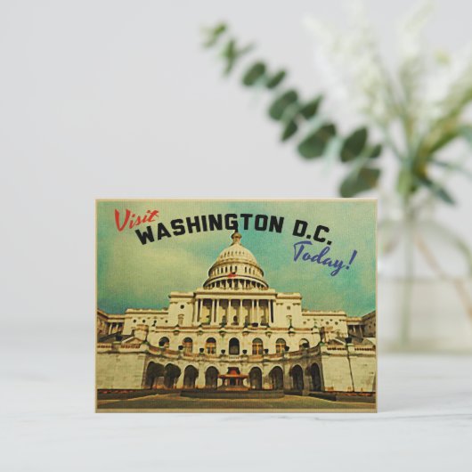 Washington DC  Briefkaart (Staand voorkant)