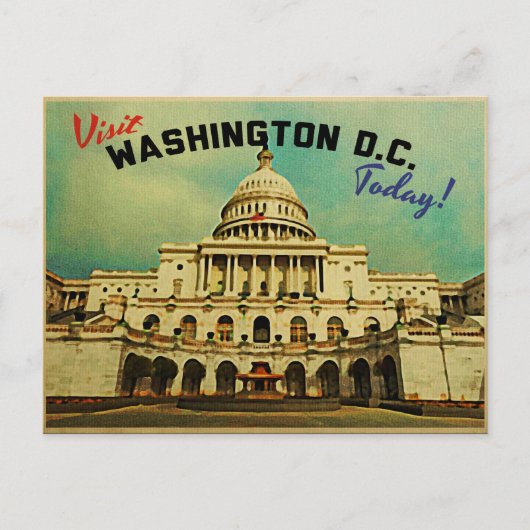Washington DC  Briefkaart (Voorkant)