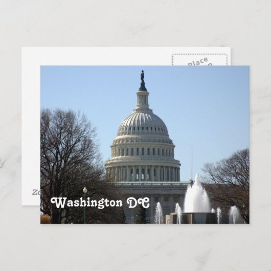 Washington DC Briefkaart (Voorkant / Achterkant)