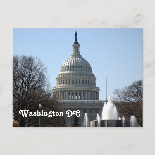 Washington DC Briefkaart (Voorkant)