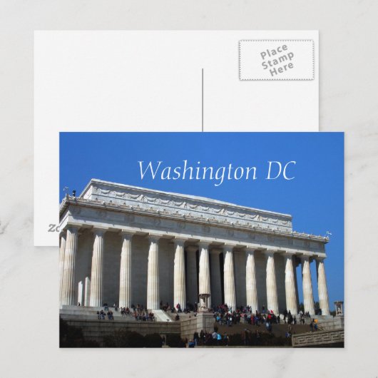 Washington DC Briefkaart (Voorkant / Achterkant)