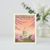  Washington DC Briefkaart (Staand voorkant)