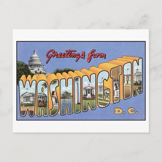  Washington, DC-Briefkaart Briefkaart (Voorkant)