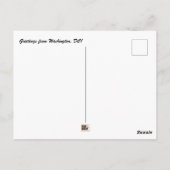 Washington DC-Briefkaart Briefkaart (Achterkant)