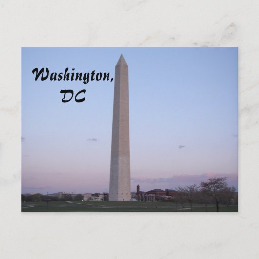 Washington, DC-Briefkaart Briefkaart (Voorkant)