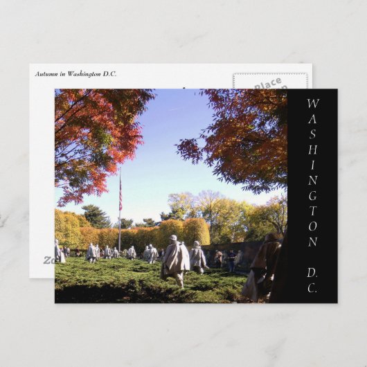 Washington DC-Briefkaart Briefkaart (Voorkant / Achterkant)