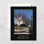 Washington DC-Briefkaart Briefkaart (Voorkant / Achterkant)