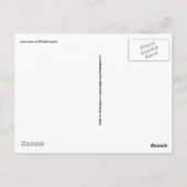 Washington DC-Briefkaart Briefkaart (Achterkant)